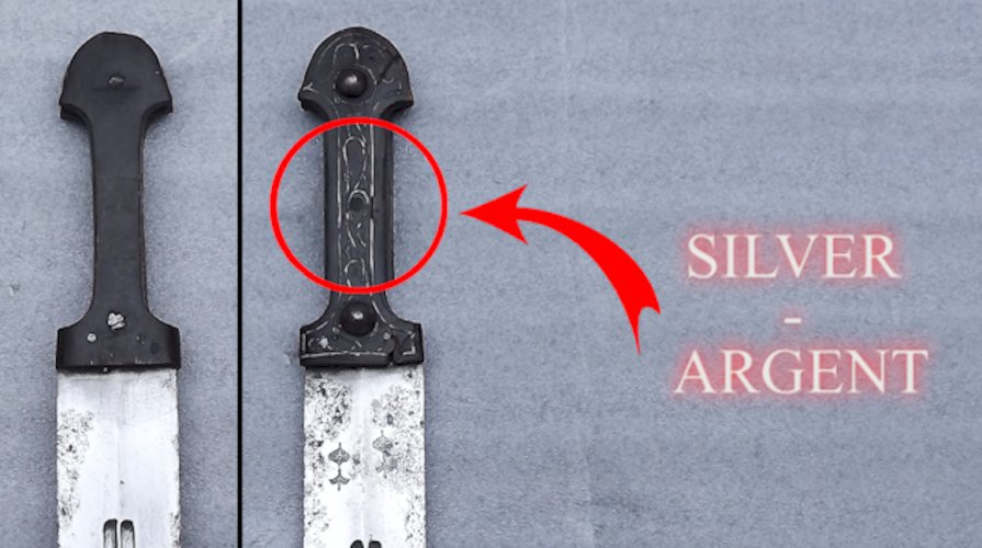 RARISSIME & MASSIF KINDJAL, CAUCASIEN, COSAQUE, RUSSIE IMPÉRIALE, NICOLAS II, XIX, ORIGINAL