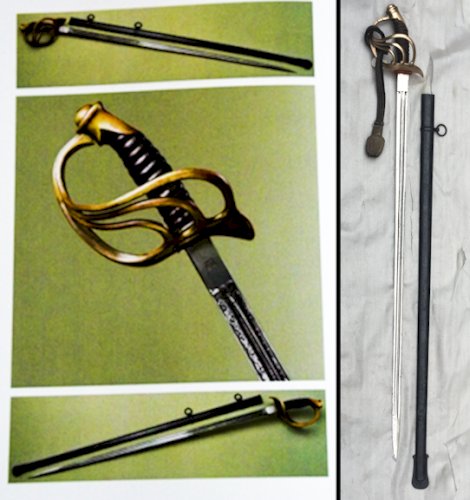 RARISSIME & MASSIF SABRE DE LUXE, PALASH DE CUIRASSIER PRUSSIEN, LAME GRAVEE, KAISER, XIX, ORIGINAL