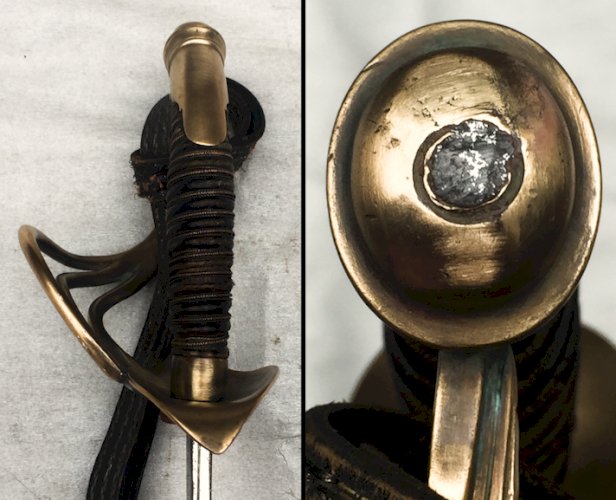 RARISSIME & MASSIF SABRE DE LUXE, PALASH DE CUIRASSIER PRUSSIEN, LAME GRAVEE, KAISER, XIX, ORIGINAL