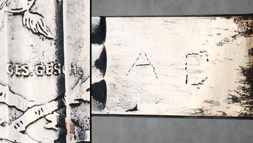 RARISSIME & MASSIF SABRE DE LUXE PALASH DE CUIRASSIER PRUSSIEN LAME GRAVEE KAISER XIX ORIGINAL