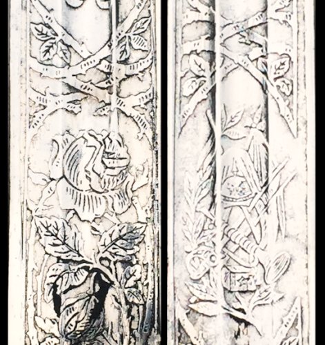 RARISSIME & MASSIF SABRE DE LUXE PALASH DE CUIRASSIER PRUSSIEN LAME GRAVEE KAISER XIX ORIGINAL