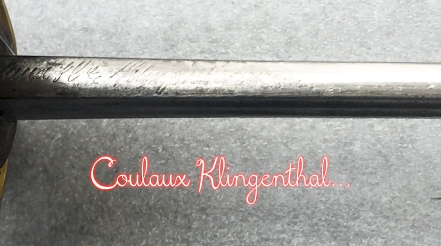 RARISSIME & MASSIF SABRE D'OFFICIER DE DRAGON FRANCAIS KLINGENTHAL MOD.1854 - 2 EMPIRE ORIGINAL