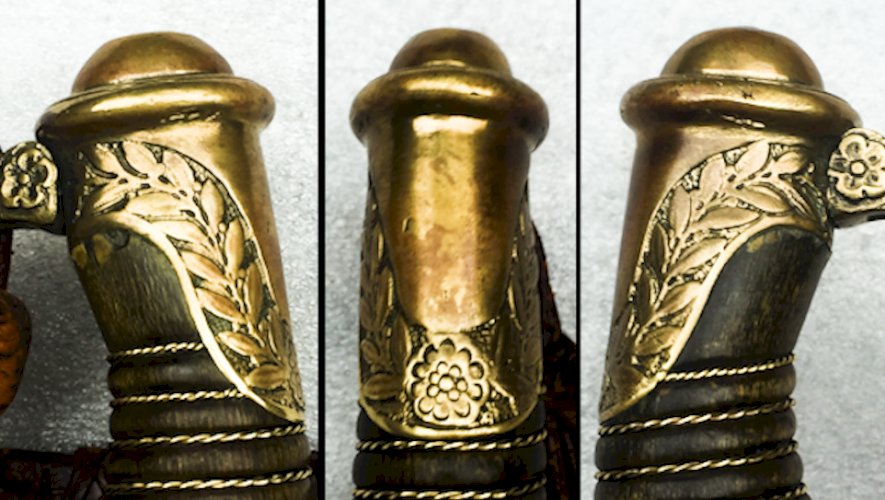 RARISSIME & MASSIF SABRE D'OFFICIER DE DRAGON FRANCAIS KLINGENTHAL MOD.1854 - 2 EMPIRE ORIGINAL