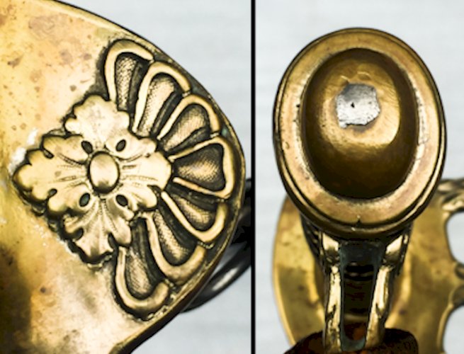 RARISSIME & MASSIF SABRE D'OFFICIER DE DRAGON FRANCAIS KLINGENTHAL MOD.1854 - 2 EMPIRE ORIGINAL