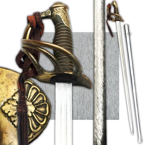 RARISSIME & MASSIF SABRE D'OFFICIER DE DRAGON FRANCAIS KLINGENTHAL MOD.1854 - 2 EMPIRE ORIGINAL