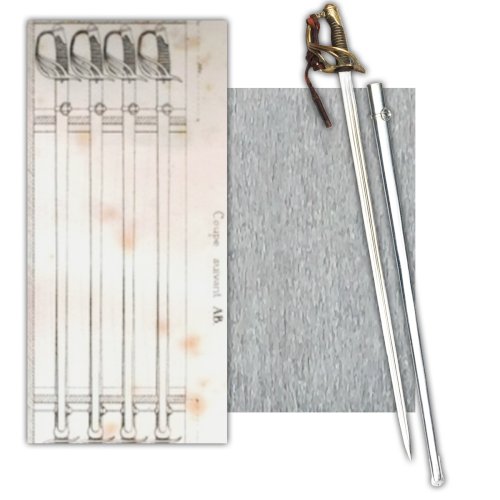 RARISSIME & MASSIF SABRE D'OFFICIER DE DRAGON FRANCAIS KLINGENTHAL MOD.1854 - 2 EMPIRE ORIGINAL