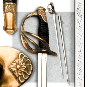 RARE & MASSIVE FRENCH LINE CAVALRY OFFICER'S PALASH SABER, MOD. 1882, XIX, ORIGINAL