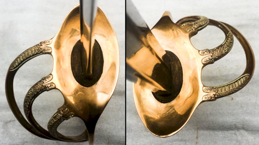 RARISSIME & MASSIF SABRE PALASH FRANCAIS DOFFICIER DE CAVALERIE DE LIGNE, MOD. 1882, XIX, ORIGINAL