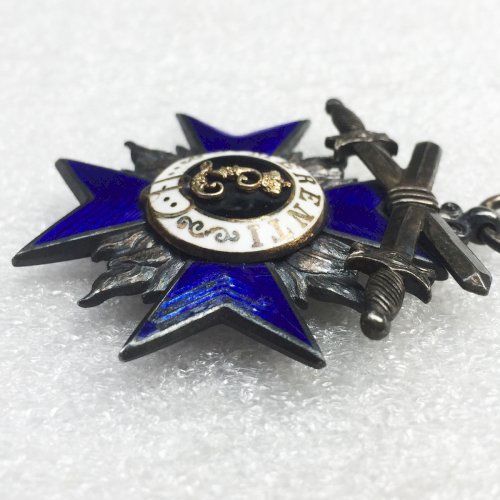 RARISSIME ORDRE MILITAIRE DU MÉRITE BAVAROIS 4EME CLASSE ARGENT SILVER 1905 ORIGINAL