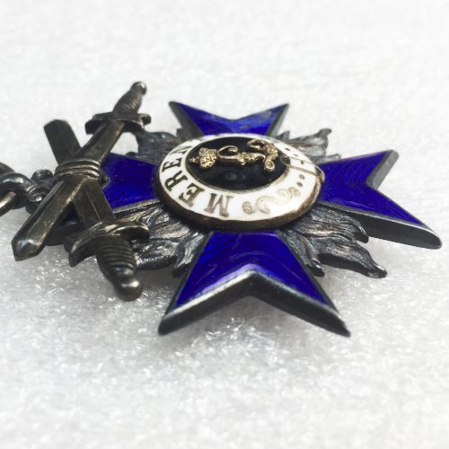 RARISSIME ORDRE MILITAIRE DU MÉRITE BAVAROIS 4EME CLASSE ARGENT SILVER 1905 ORIGINAL