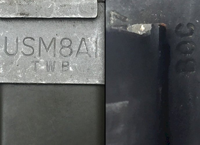 RARISSIME POIGNARD BAIONNETTE COUP DE POING USM7 USA POSTWW2 VIETNAM ORIGINAL