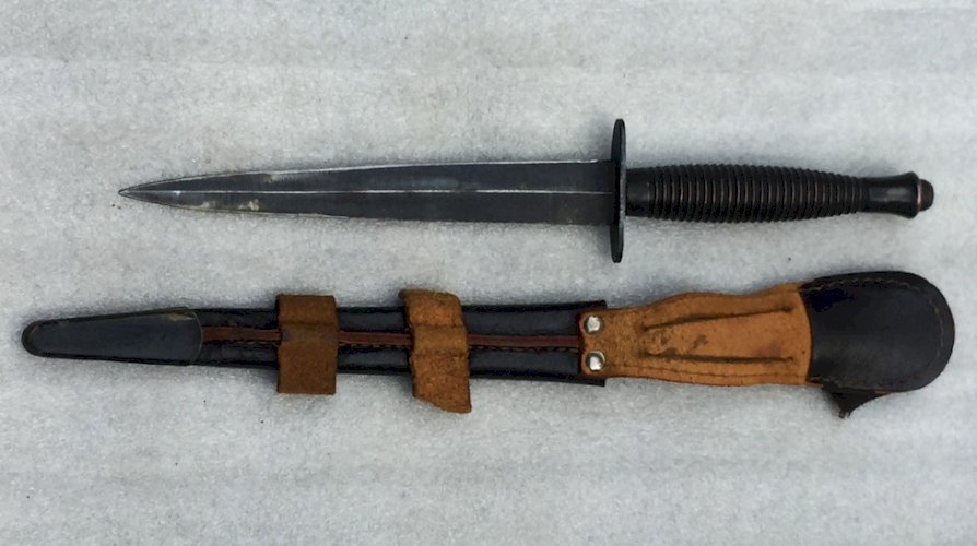 RARISSIME POIGNARD PARACHUTISTE ANGLAIS PARA WILLIAM RODGERS SHEFFIELD ENGLAND XX ORIGINAL