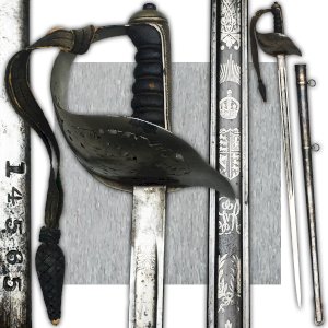 RARISSIME SABRE ANGLAIS BRITANNIQUE M1897 WW1 - NUMÉROTÉ - Orginal