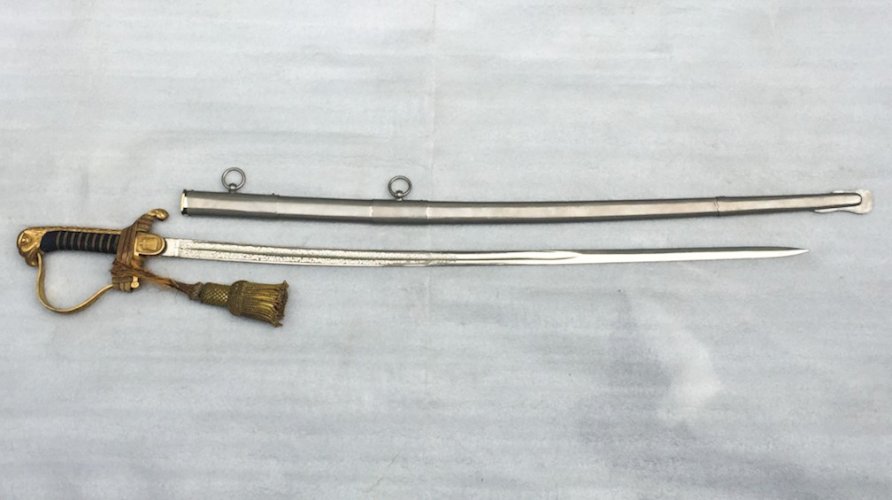 RARISSIME SABRE BLUCHER RÉPUBLIQUE ARABE UNIE HORSTER SOLINGEN XX ORIGINAL