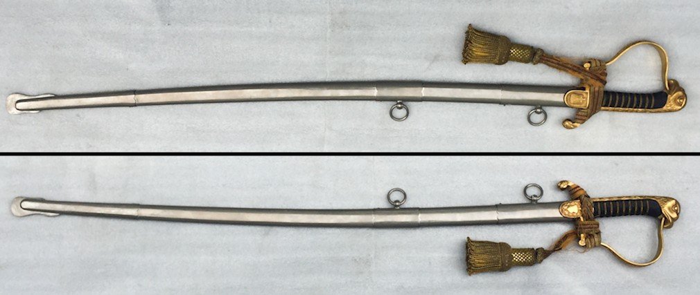 RARISSIME SABRE BLUCHER RÉPUBLIQUE ARABE UNIE HORSTER SOLINGEN XX ORIGINAL