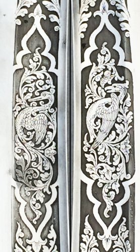 ✔RARISSIME SABRE DE LUXE DE HAUT OFFICIER MITRAILLEUR, SECONDE EMPIRE, DORURE DORIGINE, 1849, ORIGINAL