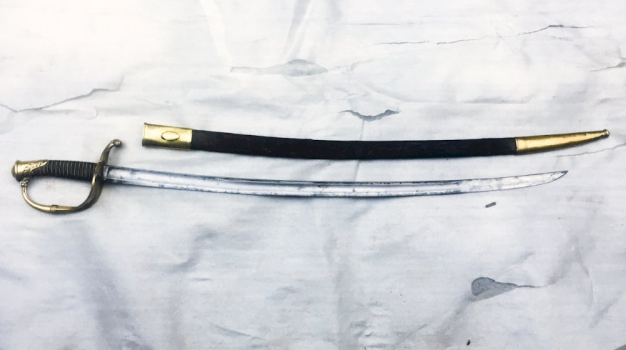 RARISSIME SABRE FRANCAIS MOD. 1821 NATIONALE FRANCAISE KLINGENTHAL (?) XIX ORIGINAL