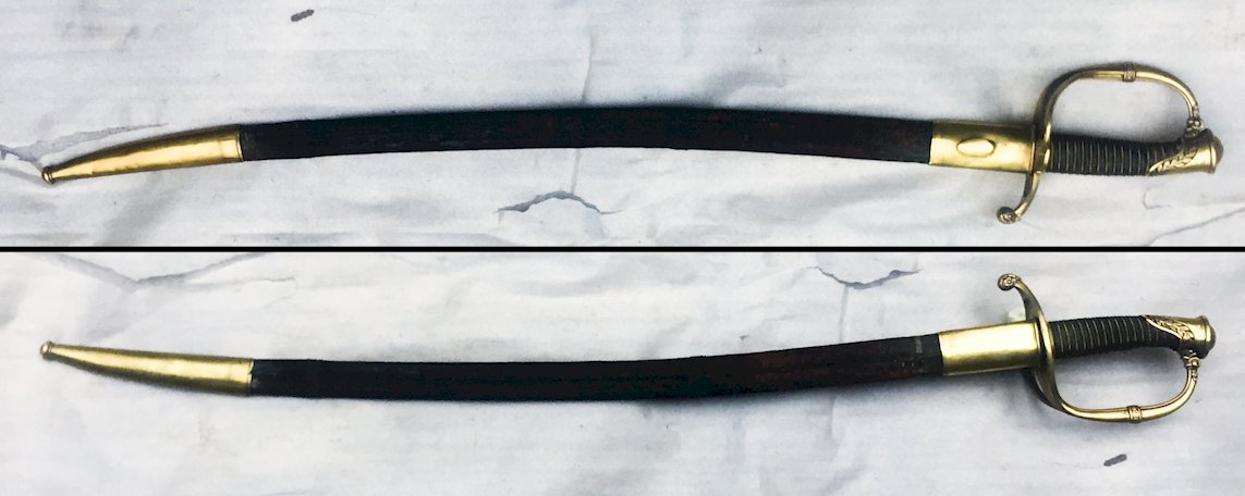 RARISSIME SABRE FRANCAIS MOD. 1821 NATIONALE FRANCAISE KLINGENTHAL (?) XIX ORIGINAL