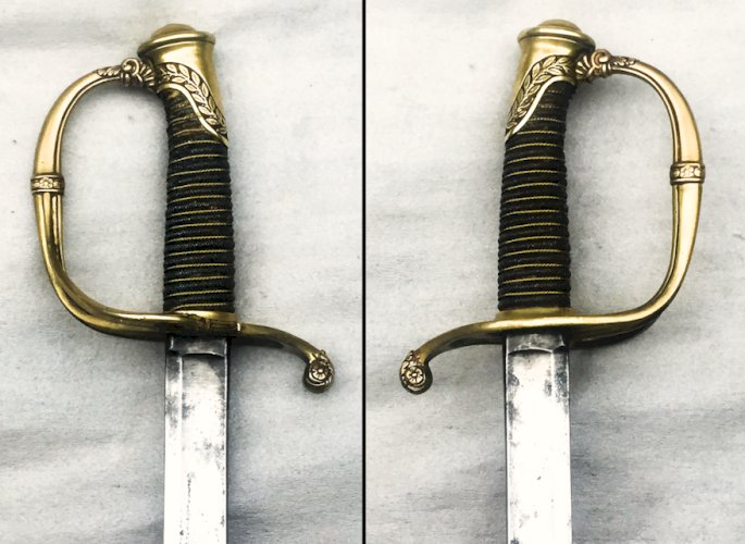RARISSIME SABRE FRANCAIS MOD. 1821 NATIONALE FRANCAISE KLINGENTHAL (?) XIX ORIGINAL
