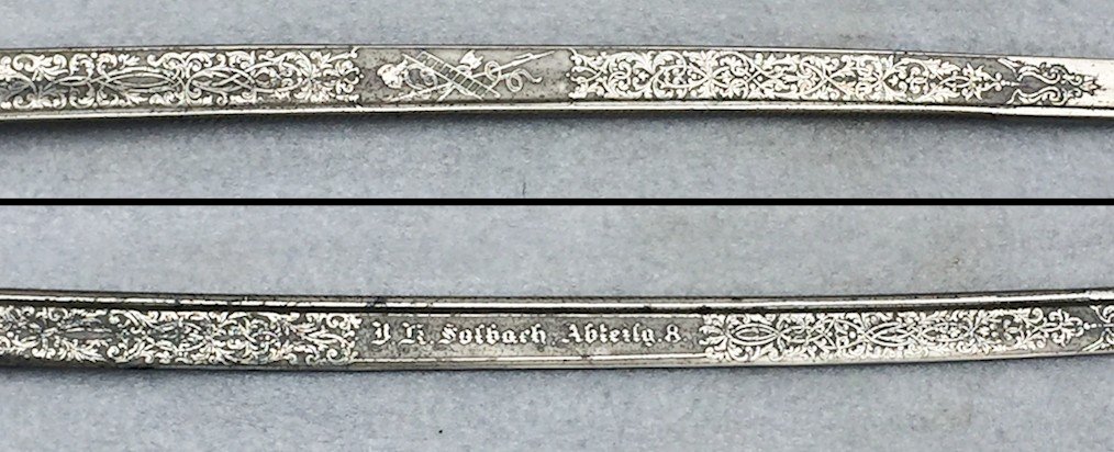 RARISSIME SABRE LUXE CHEF POMPIER PRUSSIEN - YEUX RUBIS - CLEM & JUNG - XIX - ORIGINAL