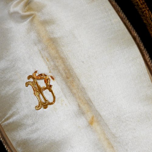 RARISSIME & SUPERBE BICORNE BELGE, ETAT MAJOR, FILE DORÉ, POUR OFFICIER, FIN XIX, ORIGINAL