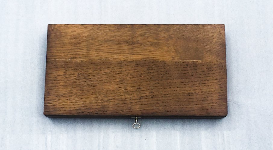 RARISSIME & SUPERBE DAGUE / GLAIVE ARGENTINE + COFFRE EN BOIS, TYPE GAUCHO, XIX, ORIGINAL