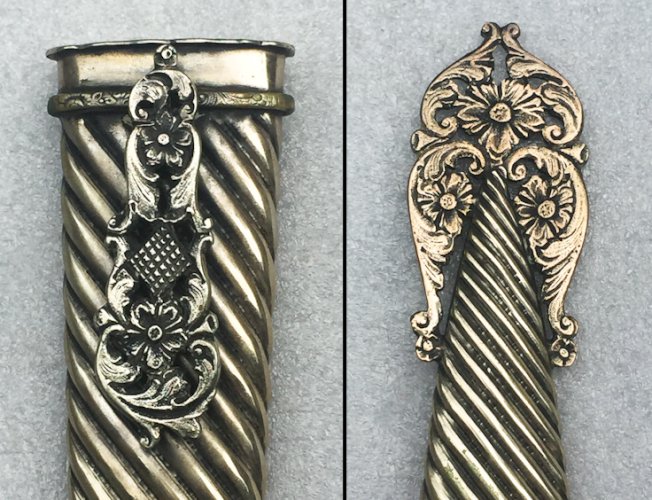 RARISSIME & SUPERBE DAGUE / GLAIVE ARGENTINE + COFFRE EN BOIS, TYPE GAUCHO, XIX, ORIGINAL