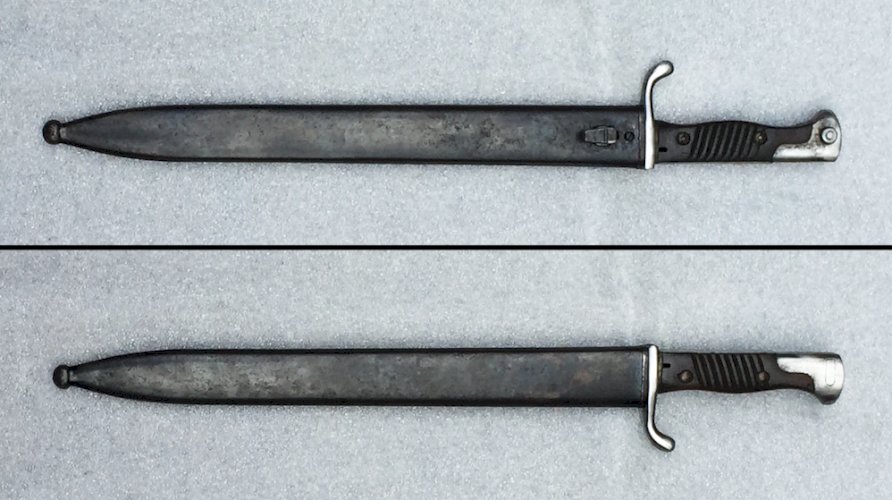 RARISSIME & SUPERBE GLAIVE / BAIONNETTE ALLEMANDE, PRUSSIENNE, H.MUNDLOS & C°, WW1, ORIGINAL