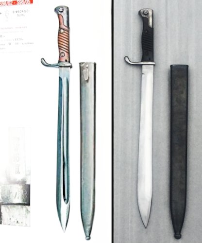 RARISSIME & SUPERBE GLAIVE / BAIONNETTE ALLEMANDE, PRUSSIENNE, H.MUNDLOS & C°, WW1, ORIGINAL