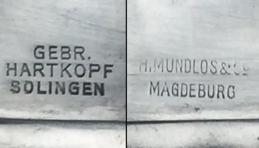 RARISSIME & SUPERBE GLAIVE / BAIONNETTE ALLEMANDE, PRUSSIENNE, H.MUNDLOS & C°, WW1, ORIGINAL