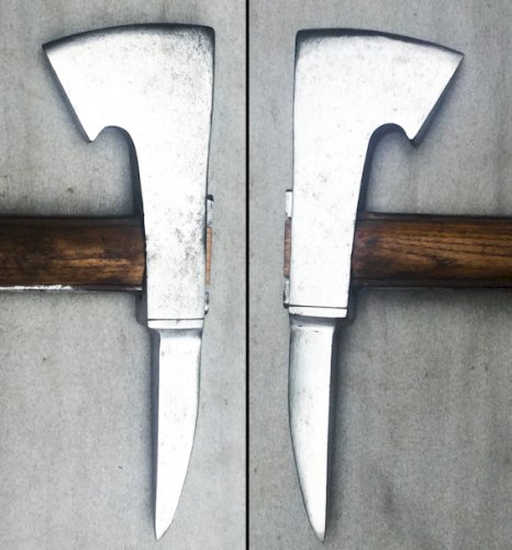 RARISSIME & SUPERBE HACHE DHONNEUR DES POMPIERS ALLEMANDS, COMPLETE, ORIGINALE #39