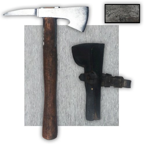 RARISSIME & SUPERBE HACHE DHONNEUR DES POMPIERS ALLEMANDS, COMPLETE, ORIGINALE #39