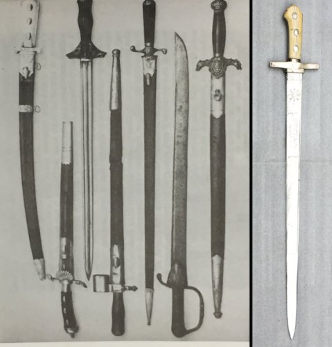 RARISSIME & SUPERBE SABRE COURT DE CHASSE FRANCAIS LAME GRAVÉE XVIII ORIGINAL