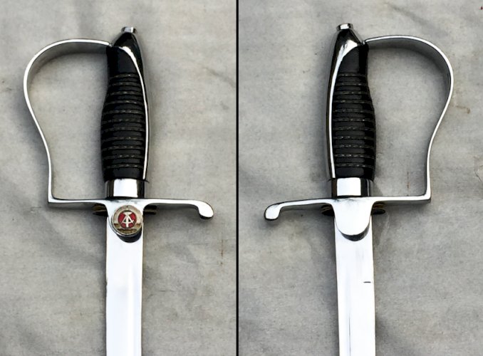 RARISSIME & SUPERBE SABRE DE LA R.D.A., ALLEMAGNE DE LEST, URSS, GUERRE FROIDE, ORIGINAL