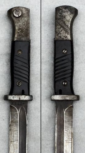 RARISSIME & SUPERBE SABRE/DAGUE BAIONNETTE K98 AVEC DRAGONNE CARL EICKHORN WW2 ORIGINAL