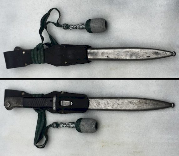 RARISSIME & SUPERBE SABRE/DAGUE BAIONNETTE K98 AVEC DRAGONNE CARL EICKHORN WW2 ORIGINAL