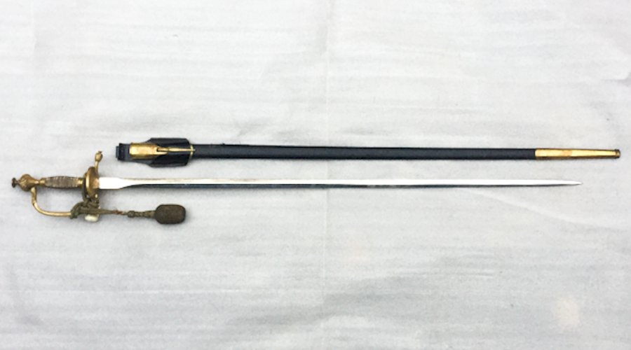 RARISSIME & TRES BELLE ÉPÉE / SABRE PRUSSIEN, XIX, KAISER, CARL EICKHORN SOLINGEN, ORIGINAL