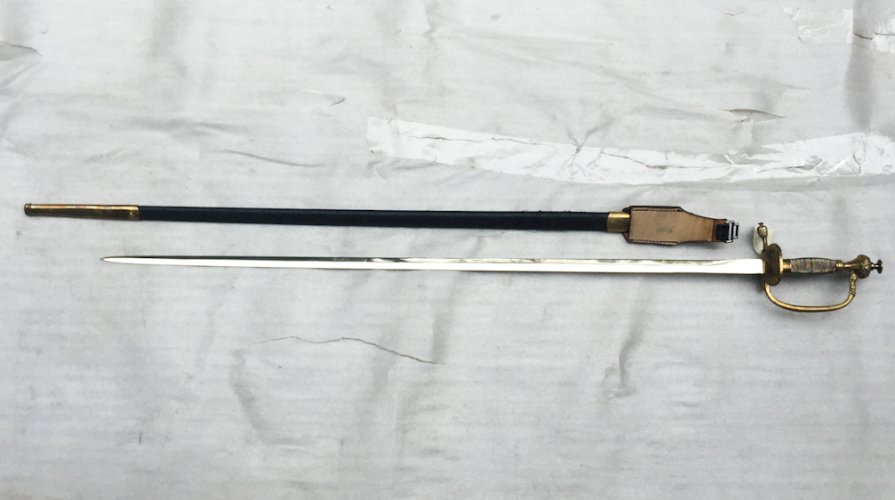 RARISSIME & TRES BELLE ÉPÉE / SABRE PRUSSIEN, XIX, KAISER, CARL EICKHORN SOLINGEN, ORIGINAL