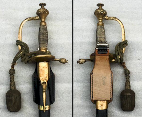 RARISSIME & TRES BELLE ÉPÉE / SABRE PRUSSIEN, XIX, KAISER, CARL EICKHORN SOLINGEN, ORIGINAL