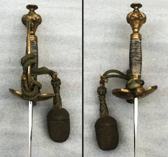 RARISSIME & TRES BELLE ÉPÉE / SABRE PRUSSIEN, XIX, KAISER, CARL EICKHORN SOLINGEN, ORIGINAL