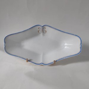 Antique porcelain tray from Paris