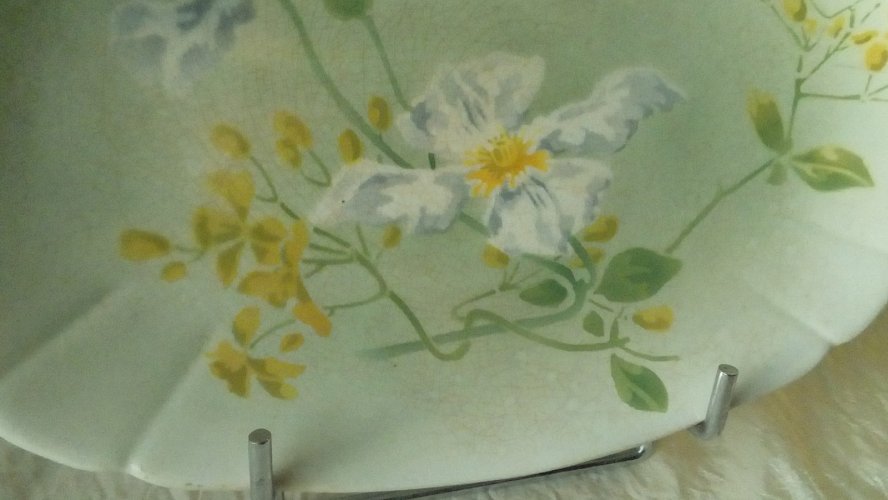 RAVIER EN FAIENCE LUNEVILLE KELLER ET GUERIN FRANCE*