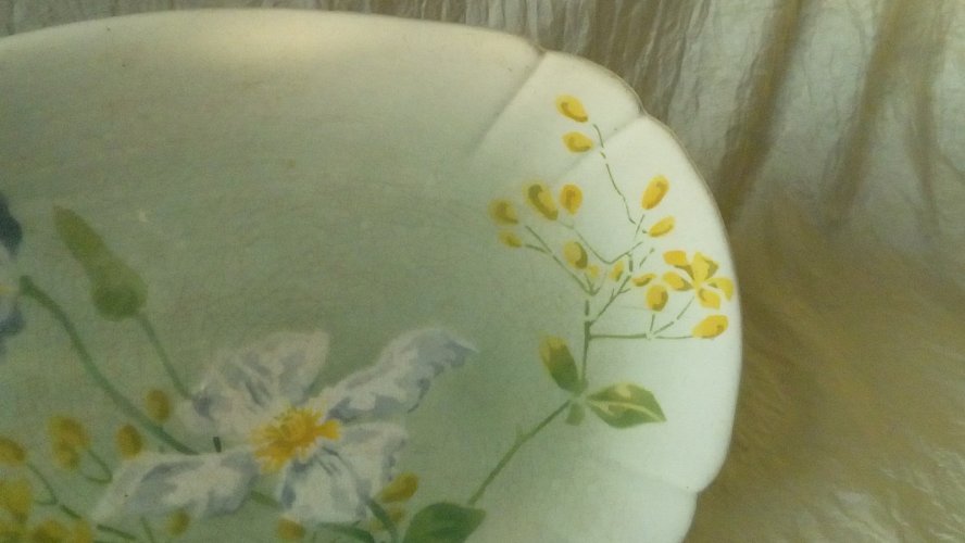 RAVIER EN FAIENCE LUNEVILLE KELLER ET GUERIN FRANCE*