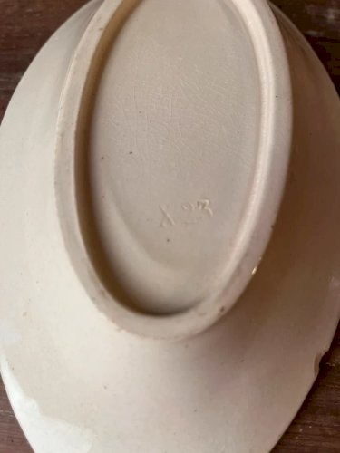 Ravier en terre de fer fin XIXe, début XXe