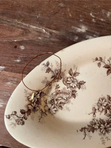 Ravier en terre de fer fin XIXe, début XXe