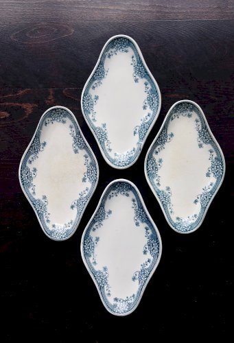 Ravier vintage faïence Saint Amand Nouvelle Usine Céramique du Nord