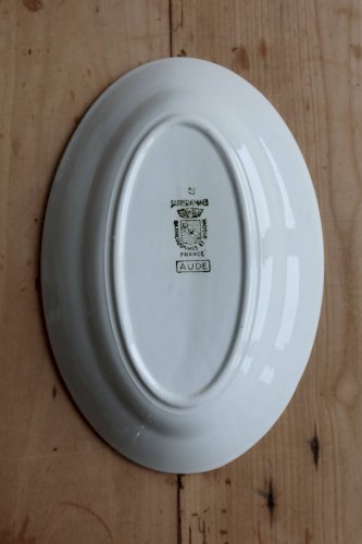 Raviers vintage faïence Sarreguemines Digoin modèle Aude – Décor floral