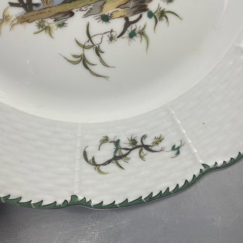 RAYNAUD assiette en porcelaine de Limoges décor SI KIANG scène n°5  Ø ~24.3cm
