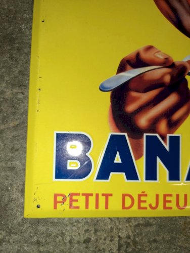 réédition moderne tole formé banania en etat satisfaisant