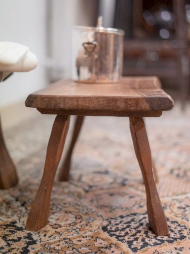 Regis, la paire de tabourets brutaliste N°663